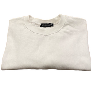 PrettyLittleThing | Plain White Crewneck | Sweater | Size S
